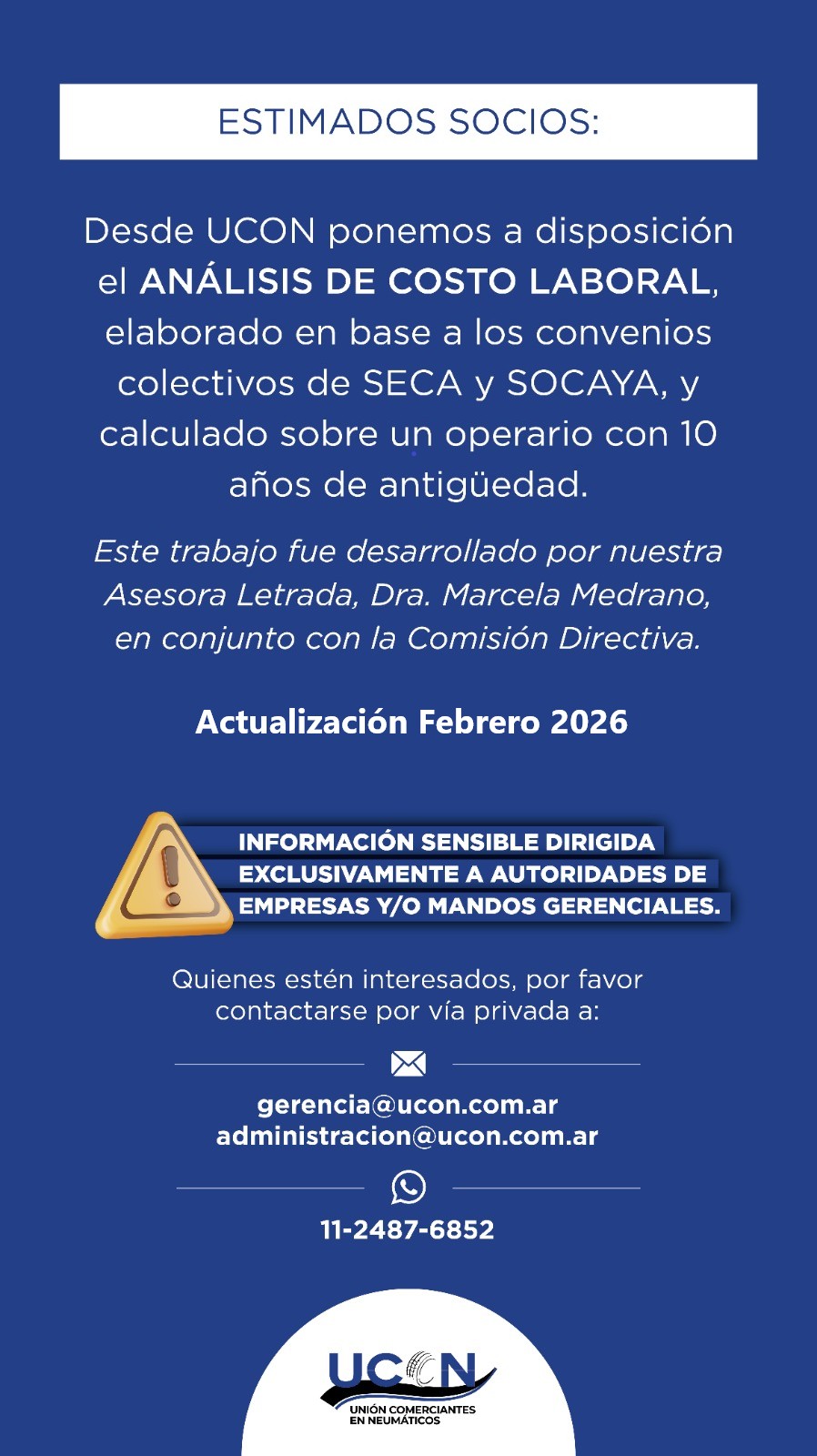 Aviso importante